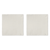 Jogo 2 Guardanapos Tricoline Liso Palha 43cm - Ela Decora